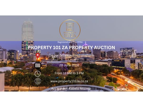 Property 101 ZA - Auction 29 JUNE 2026